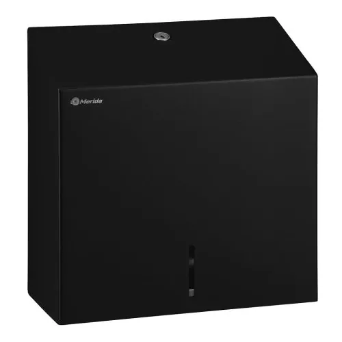 Papierhandtuchbehälter ZZ Merida Stella BLACK LINE MAXI schwarzem Stahl