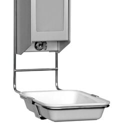 Soporte con bandeja para dispensadores de desinfectante 500 ml