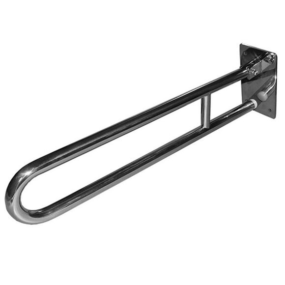 Klappgriff für Behinderte Faneco ⌀ 25 mm 75 cm poliertes Edelstahl