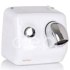 Schwimmbad-Haartrockner Warmtec BARRELFLOW HR 2500 W, Edelstahl Farbe Weiß