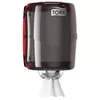 Pojemnik na czyściwo w rolce m² Tork 659008, czerwono-czarne ABS