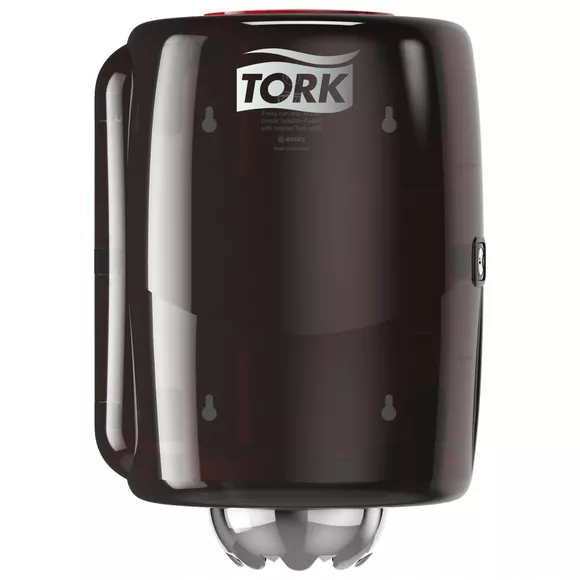 Pojemnik na czyściwo w rolce m² Tork 659008, czerwono-czarne ABS