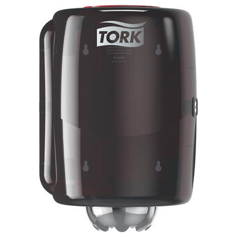 Performance Tork Dispenser Hand Towel Roll centrally metered red-and-black