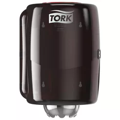 Nádoba na utierky v rolke m² Tork, červeno-čierny ABS plast