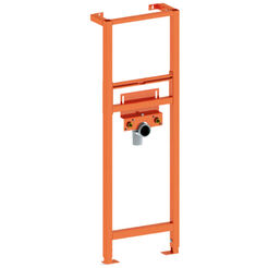 In-wall washbasin frame with supports