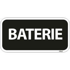 Sticker garbage Batteries