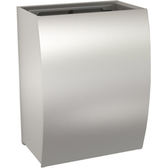 Wall mounting stainless steel trash can 34 liters STRATOS
