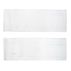 Mopa de microfibra con clip, blanco, 50 x 17 cm