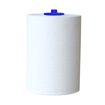 Toalla de papel en rollo con adaptador Merida Optimum Automatic mini 11 unidades 137 m blanco papel reciclado