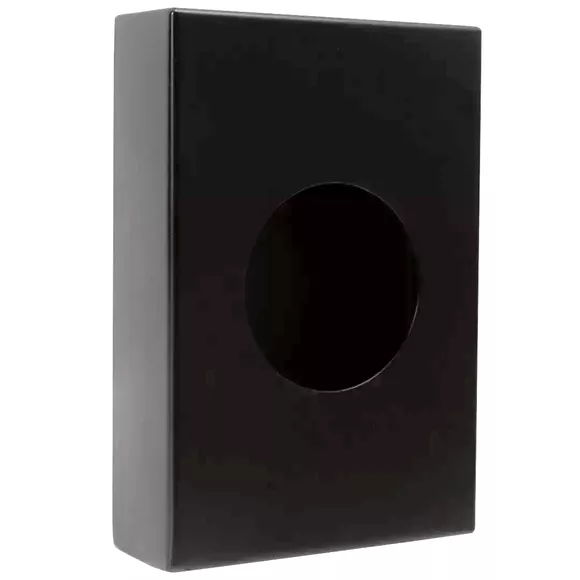 Pojemnik na torebki higieniczne Faneco HIT BLACK, stal kolor czarny