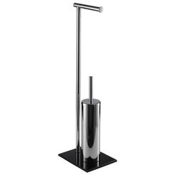 Standing toilet paper holder with toilet brush Bisk