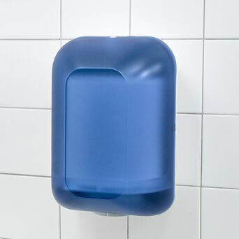 Podajnik na ręczniki papierowe w rolce centralnie dozowanej Sanitario plastik kolorowy
