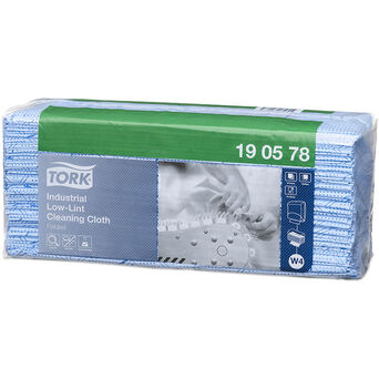 Industrial low-lint cleaning cloths Tork