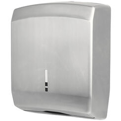 Folded paper hand towel dispenser INEX steel matt