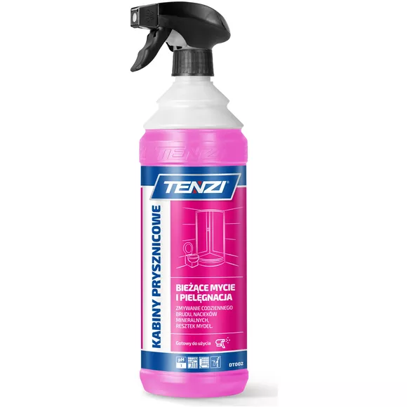 Płyn do czyszczenia kabin prysznicowych Tenzi 1 l spray