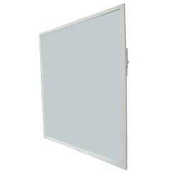 Nastavitelný sklopný zrcadlo 800 x 600 mm Faneco, matná nerezová ocel