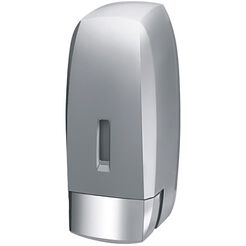 Soap dispenser 1l silver plastic