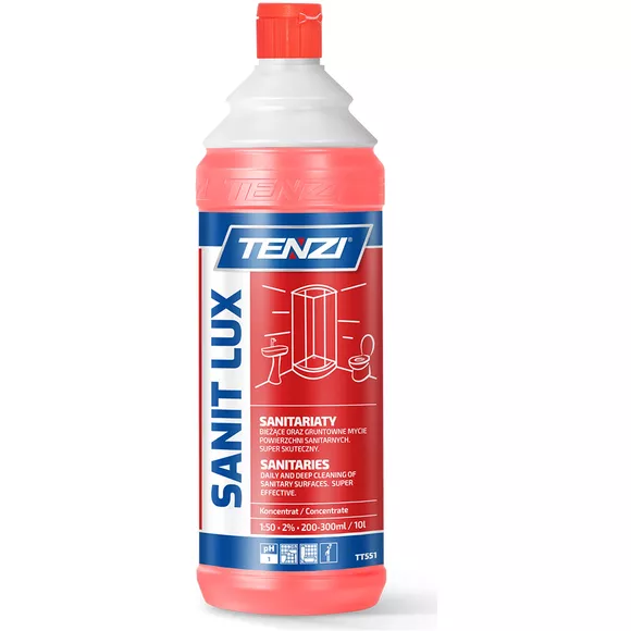 Środek do mycia sanitariatów i łazienek Tenzi Sanit Lux 1 l koncentrat