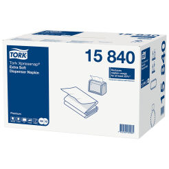 Tork Xpressnap Extra Soft White Dispenser Napkin