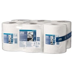 Papierhandtuchrolle Tork für mittlere Verschmutzungen 6 Stück 2-lagig 125 m weißes Zellstoff + Altpapier