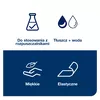 Czyściwo włókninowe do trudnych zabrudzeń przemysłowych w dużej rolce Tork 520304 exelCLEAN 361 m szare – miękkość i delikatność