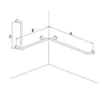 Uchwyt kątowy poziomo-pionowy prawy