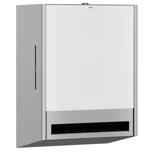 Podajnik do ręczników papierowych w roli KWC Exos, stal kolor biały