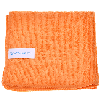 Microfibre Cloth Orange CleanPRO ULTRA SOFT 30x30 cm