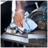 Czyściwo włókninowe wielozadaniowe w małej roli Tork 510237 exelCLEAN 152 m niebieskie – przykład użytkowania