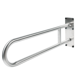 Faneco tilt handle for disabled persons ⌀ 32 mm, 60 cm, matte stainless steel