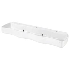 WASHINO-3 KWC Miranit children's trough sink, white