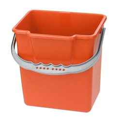 Eimer für Reinigungswagen 6l rot