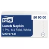 Serwetki do dozownika białe lunchowe Tork 509300, biała celuloza