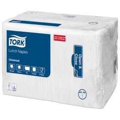 Servilletas blancas para dispensador Tork, 500 unidades, celulosa blanca