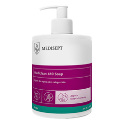 Flüssigseife mit Spender Olivia Medisept 0,5 Liter