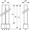 Świetlówka do lamp owadobójczych Philips Actinic BL PL-L 18W/10/4P 