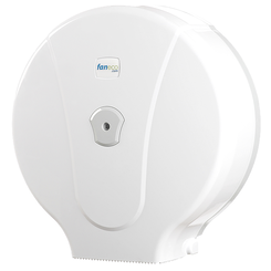 Dispensador de papel higiénico Faneco, POP plástico blanco ABS M