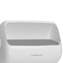 Kosz na śmieci 43 litry Kimberly Clark AQUARIUS plastik biały