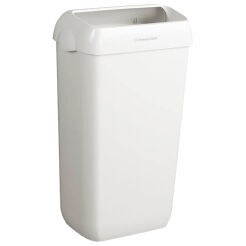 Kosz na śmieci 43 litry Kimberly Clark AQUARIUS, biały plastik