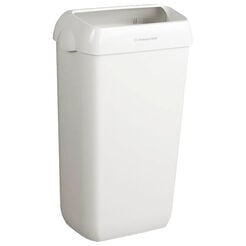 Cesto de basura 43 litros Kimberly Clark AQUARIUS, plástico blanco