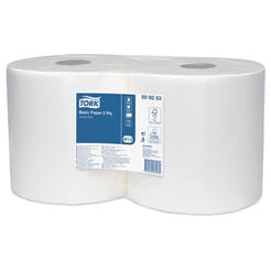 Paper towel roll for medium soiling Tork 2 pcs. 2 layers 264 m white cellulose