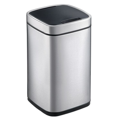 Touchless waste bin 12 liters Merida matt steel