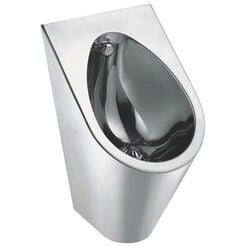 Inodoro suspendido Faneco, acero inoxidable mate