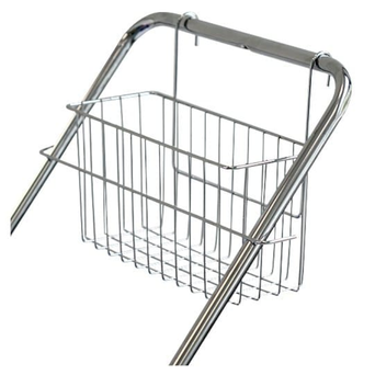 Metal basket for cleaning trolley