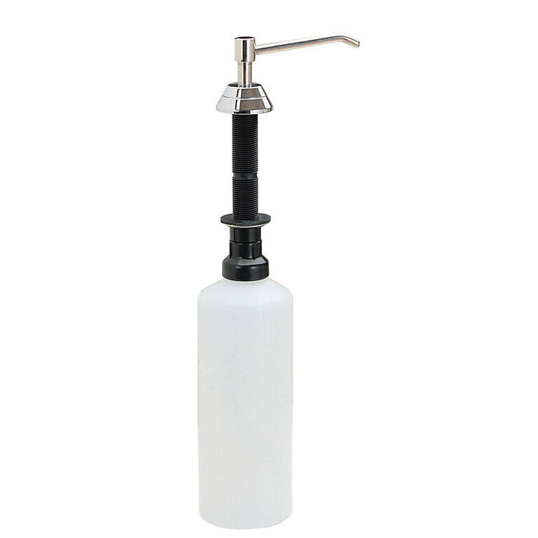 Faneco under-counter foam soap dispenser 1 liter steel + ABS + polyethylene
