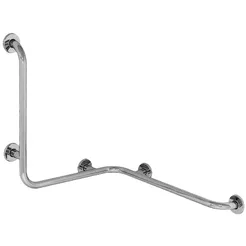 Duschgriff mit drei Armen links Faneco ⌀ 32 mm 60 x 60 x 60 cm, poliertes Edelstahl