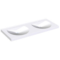 Umywalka podwójna RONDA ANMW221 z otworami