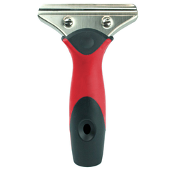 Metal handle for window scraper