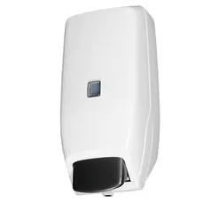 Dispensador de jabón líquido Sanitario 1000 ml, plástico ABS blanco