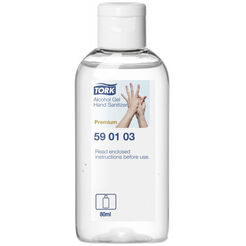 Dezinfekční gel na ruce Tork, láhev 80 ml, bezbarvý